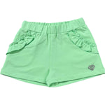Liu Jo Short Tinta Unita con Logo per Neonata KA5083NX VERDE LIU JO 