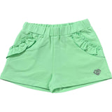 Liu Jo Short Tinta Unita con Logo per Neonata KA5083NX VERDE LIU JO 