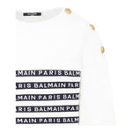 BALMAIN completo 2pz felpa-gonna Bianco per Bambina BU3B20 BIANCO BALMAIN 