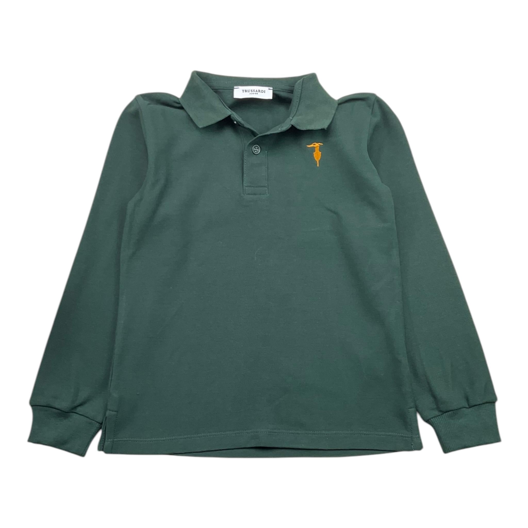 TRUSSARDI polo tinta unita Verde per Bambino TBA25013POO VERDE TRUSSARDI 
