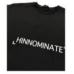 Hinnominate T-Shirt Girocollo Tinta Unita con Stampa per Bambino 3636M00012 NERO HINNOMINATE 