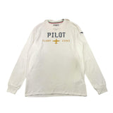 AERONAUTICA MILITARE shirt girocollo tinta unita con stampa Bianco per Bambino 242TS0002AJRJ664 BIANCO AERONAUTICA MILITARE 