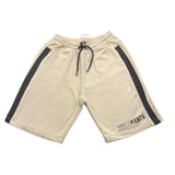 Zu+Elements Bermuda In Tuta Tinta Unita Con Elastico In Vita Beige Per Bambino