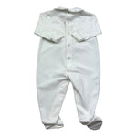 I Delfi Tutina Manica Lunga Tinta Unita per Neonata 25P5100 BIANCO I DELFI 