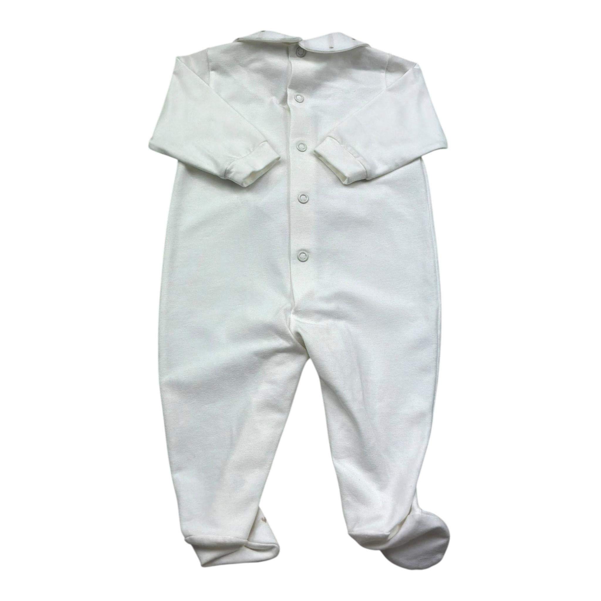 I Delfi Tutina Manica Lunga Tinta Unita per Neonata 25P5100 BIANCO I DELFI 