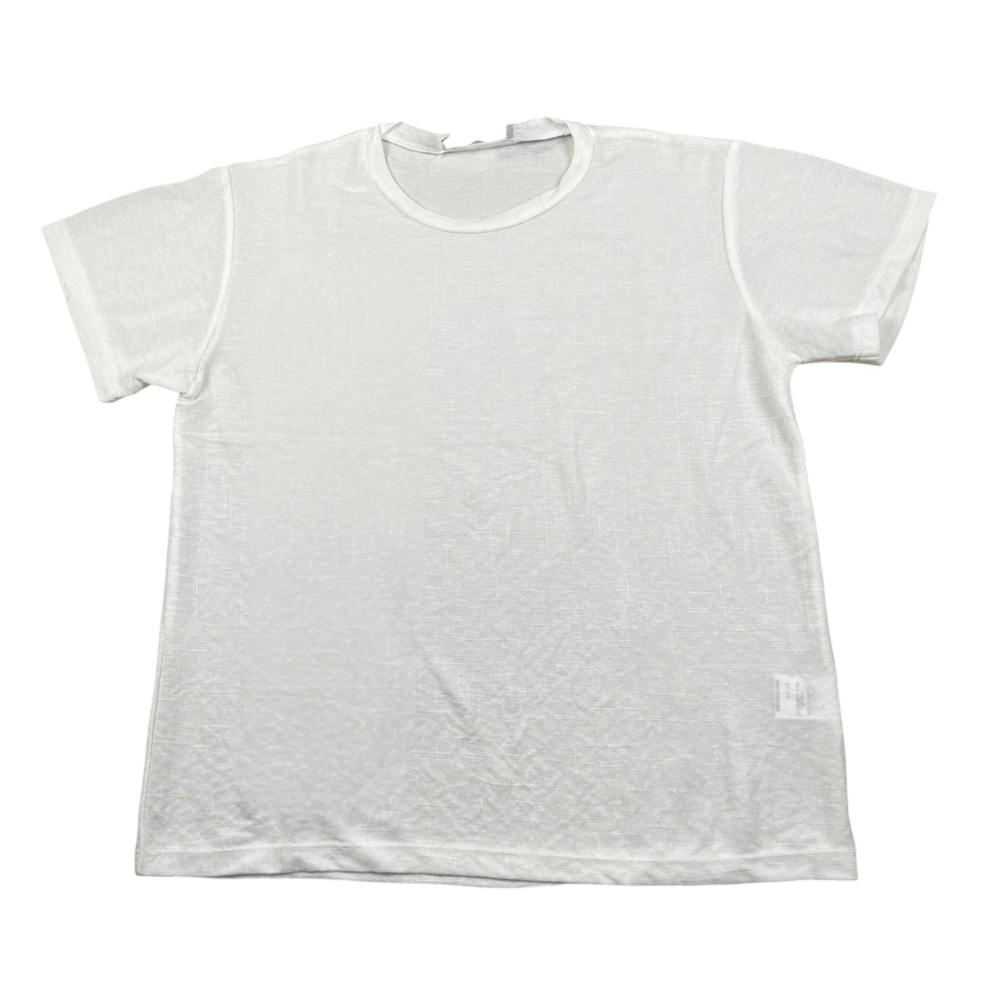 Numbers T-Shirt Girocollo Tinta Unit per Bambino NU03 BIANCO NUMBERS 