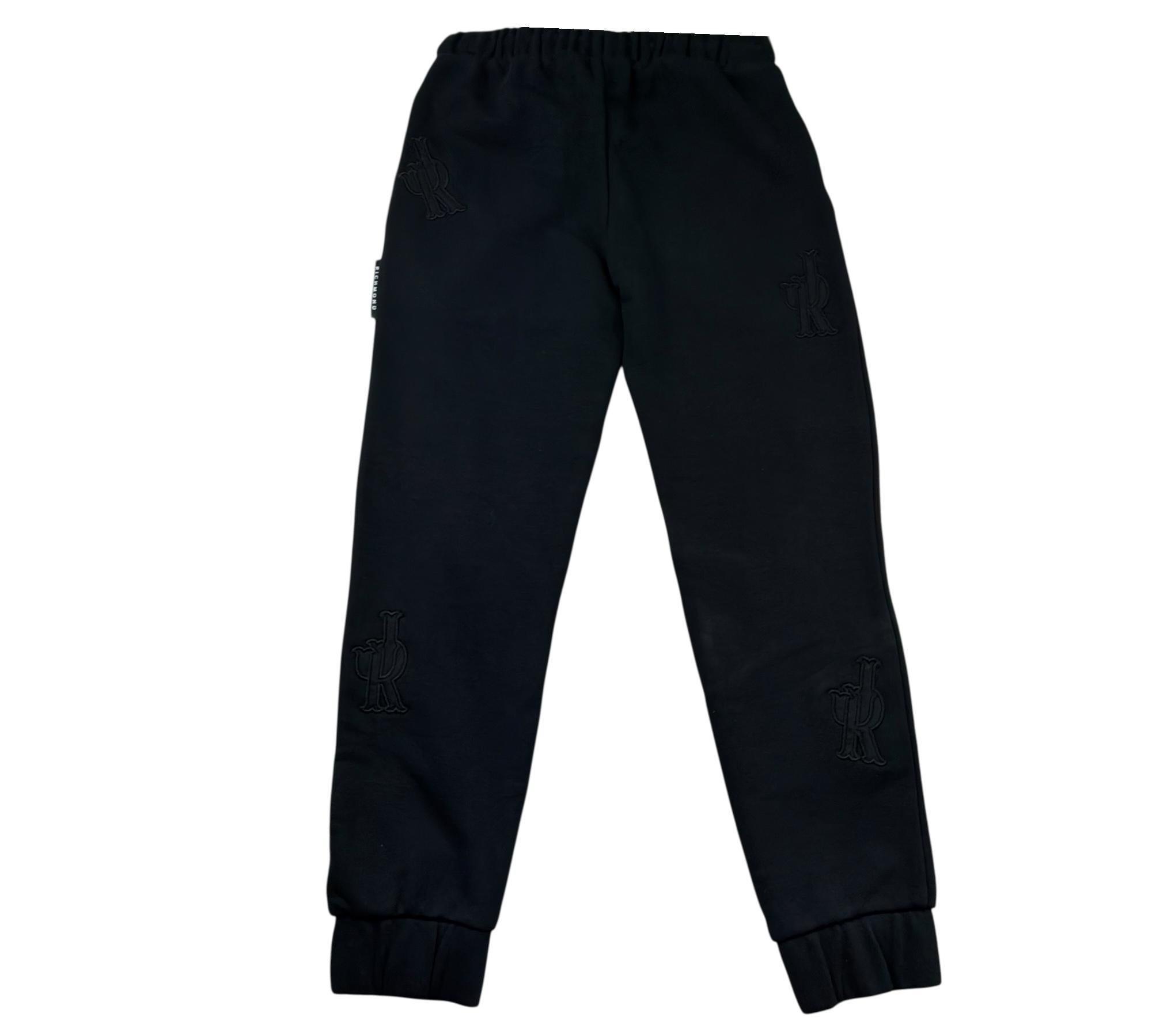 John Richmond Pantalone Tuta Tinta Unita per Bambino RBP26102PA NERO JOHN RICHMOND 