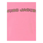 Marc Jacobs T-Shirt Girocollo Tinta Unita con Stampa per Bambina W60280 ROSA MARC JACOBS 