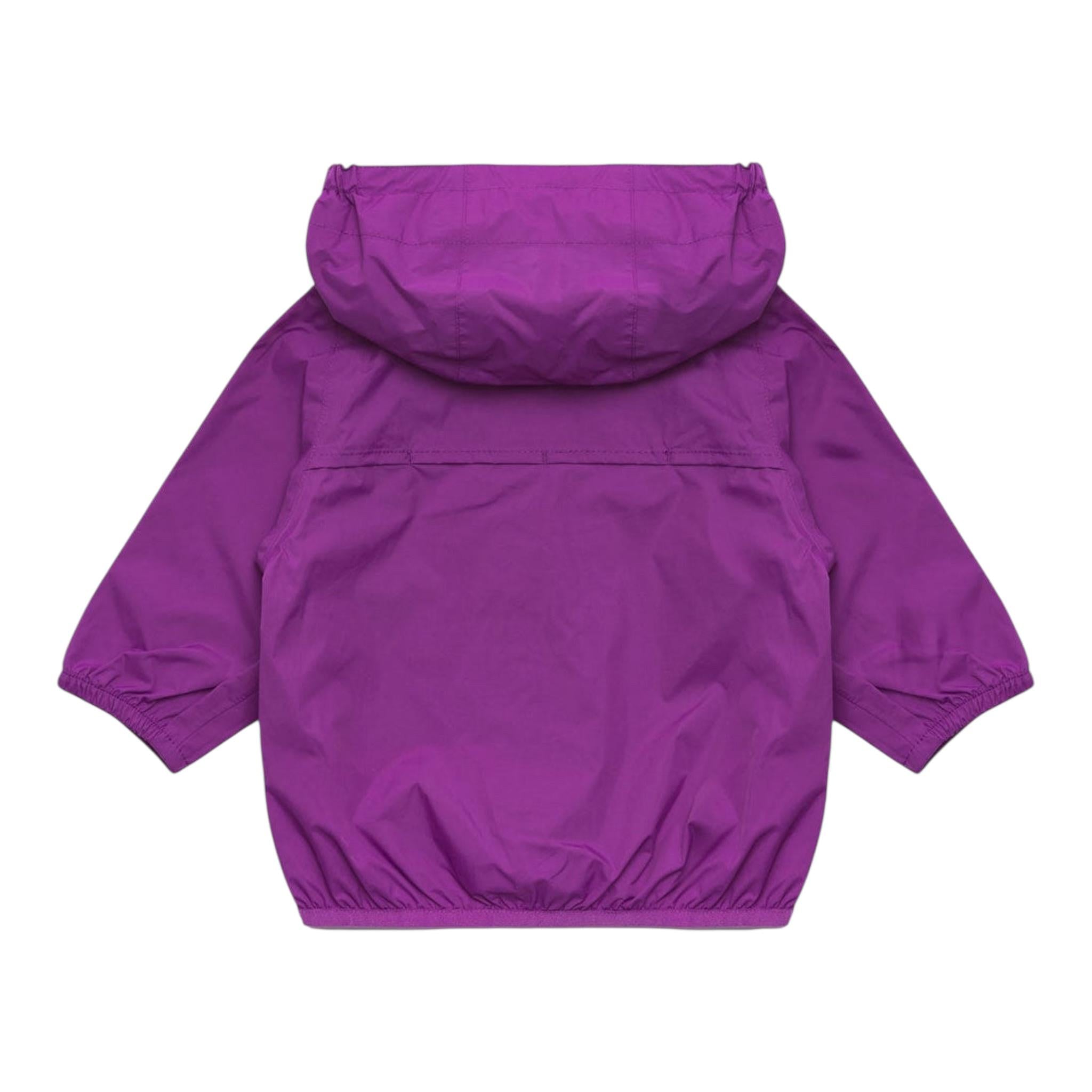 K-Way Giubbino Tinta Unita con Zip E Cappuccio per Neonata K2137XW VIOLA K-WAY 