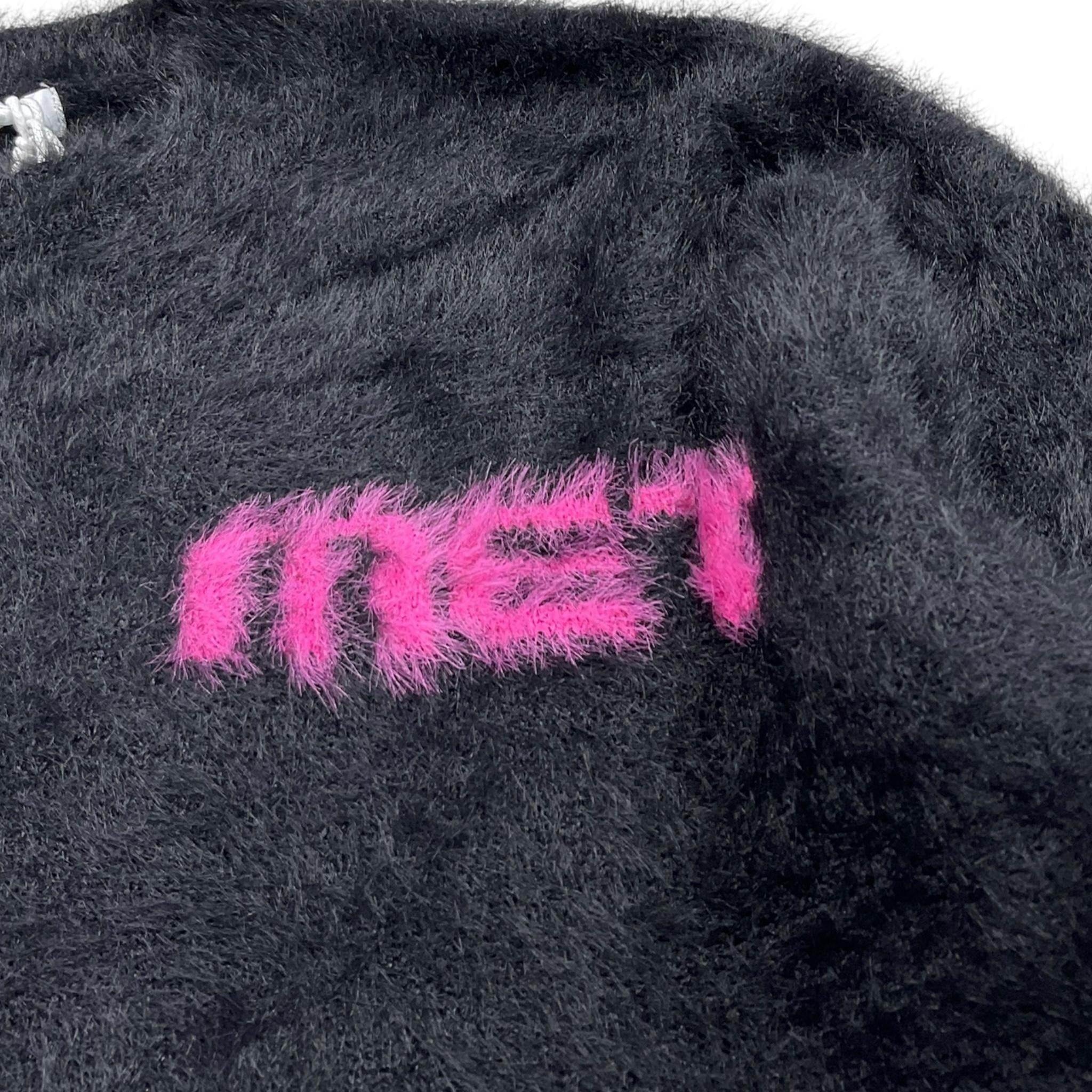 MET maglia girocollo tinta unita con stampa Nero per Bambina ME534 NERO MET 