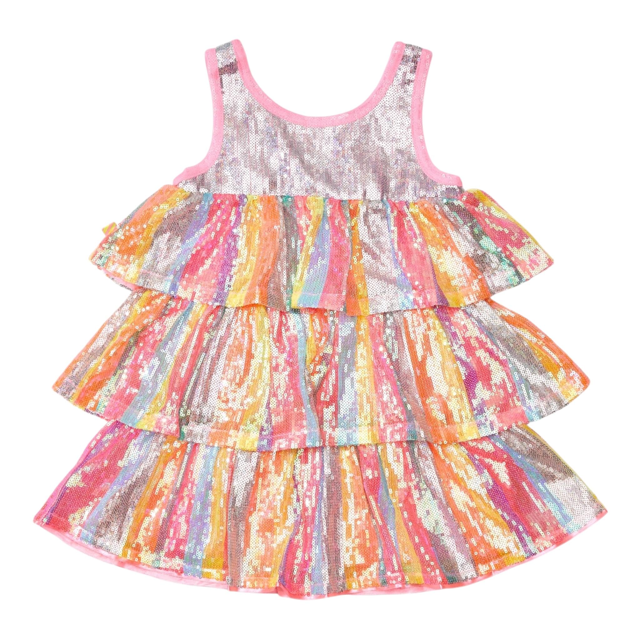 Billieblush Abito Multicolor con Paillettes Giromanica per Bambina U20968XX MULTICOLOR BillIEBLUSH 