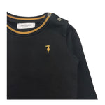 TRUSSARDI felpa chiusa girocollo tinta unita Nero per Neonato TIA25080FE NERO TRUSSARDI 
