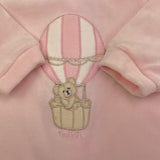 NANAN tutina tinta unita con stampa Rosa per Neonata I2402602R ROSA NANAN 