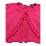 Abel & Lula Coprispalle tinta unita con Ricami Fuxia per Bambina 5366 FUXIA ABEL & LULA 