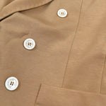 Emanuel Pris Giacca Tinta Unita con Bottoni per Bambino EGC1074R MARRONE EMANUEL PRIS 