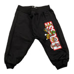 MOUSSE pantalone tuta tinta unita con stampa marvel Nero per Neonato HKNP371B NERO MOUSSE 