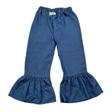 Carlotta Vindice Completo 2 Pezzi Top-Pantalone E Bandana Blu per Bambina SCPTT4J BLU CARLOTTA VINDICE 