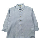 Paio Crippa Camicia Manica Lunga Tinta Unita per Bambino TAMBURO AZZURRO PAIO CRIPPA 