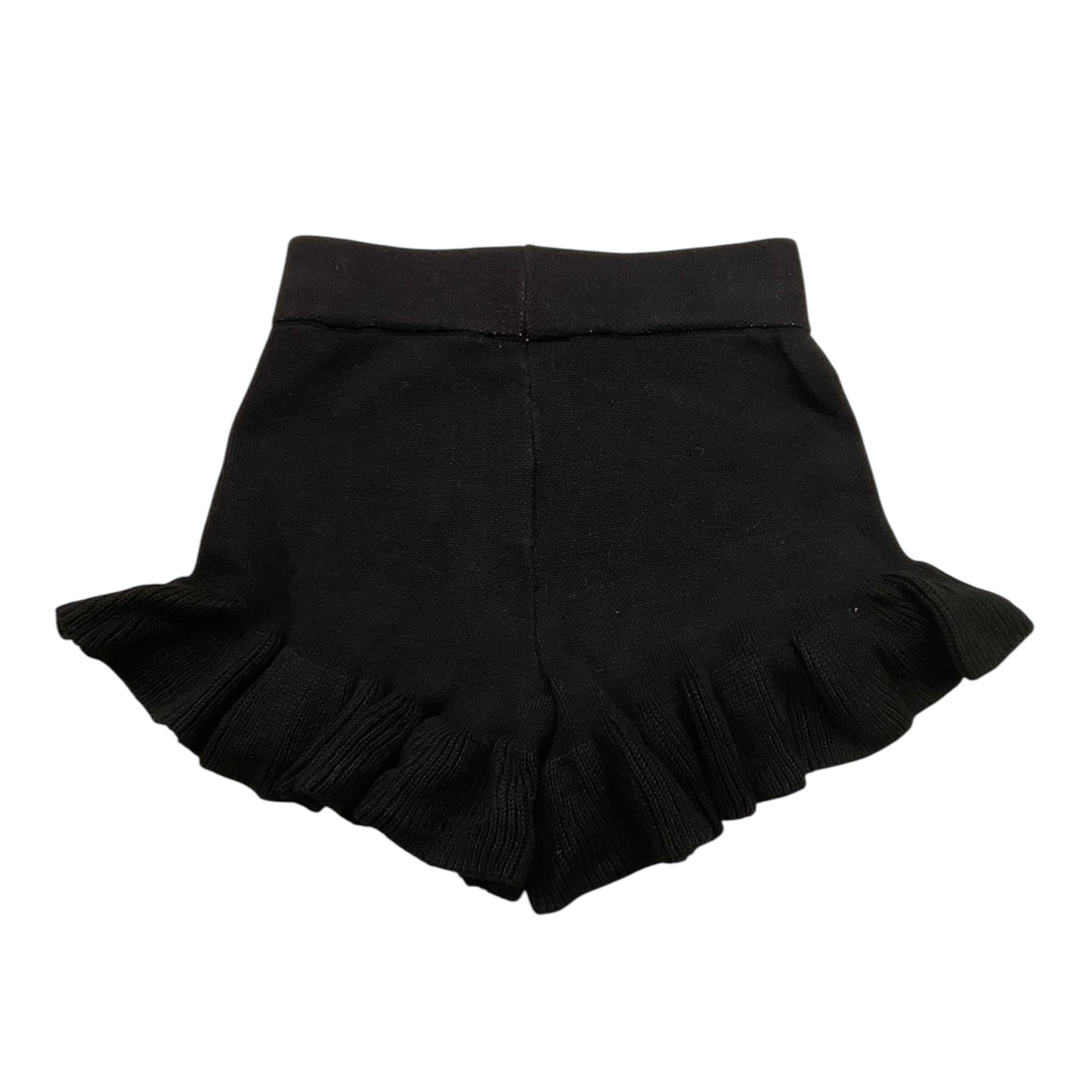 MARC ELLIS gonna tinta unita con logo Nero per Neonata JMNS00181 NERO MARC ELLIS 