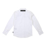 John Richmond Camicia Tinta Unita con Logo per Bambino RBP25028CAXX BIANCO JOHN RICHMOND 