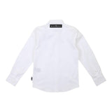 John Richmond Camicia Tinta Unita con Logo per Bambino RBP25028CAXX BIANCO JOHN RICHMOND 