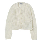 Il Gufo Cardigan Tinta Unita Traforato per Bambina P25GF440EM109J PANNA IL GUFO 