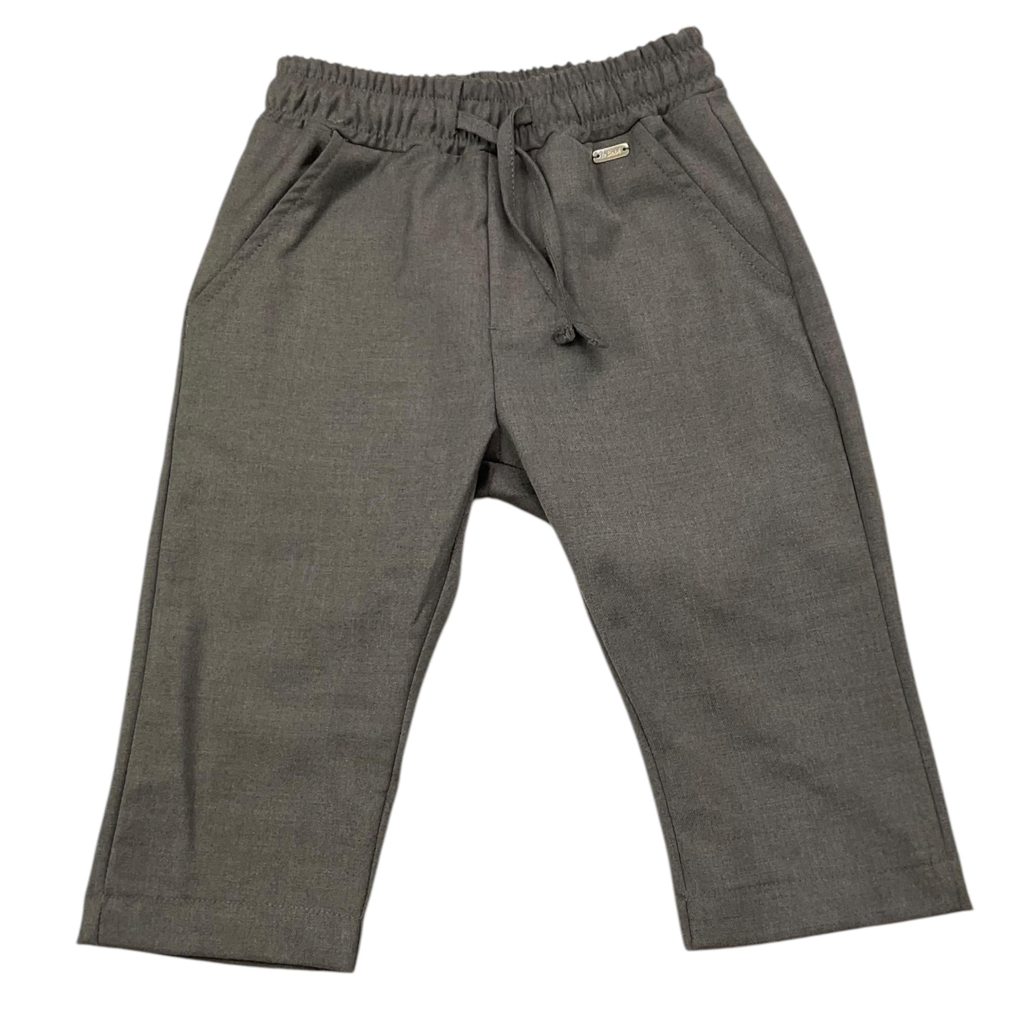 LE BEBE' pantalone tinta unita con elastico in vita Grigio per Neonato LBB5206 GRIGIO LE BEBE' 