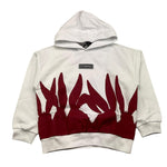 ICEBERG felpa chiusa con cappuccio tinta unita con stampa logo Bianco per Bambino MFICE5318JXX BIANCO ICEBERG 