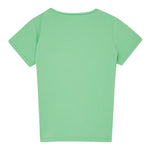 Liu Jo T-Shirt Girocollo Tinta Unita con Logo per Bambina GA5116X VERDE LIU JO 