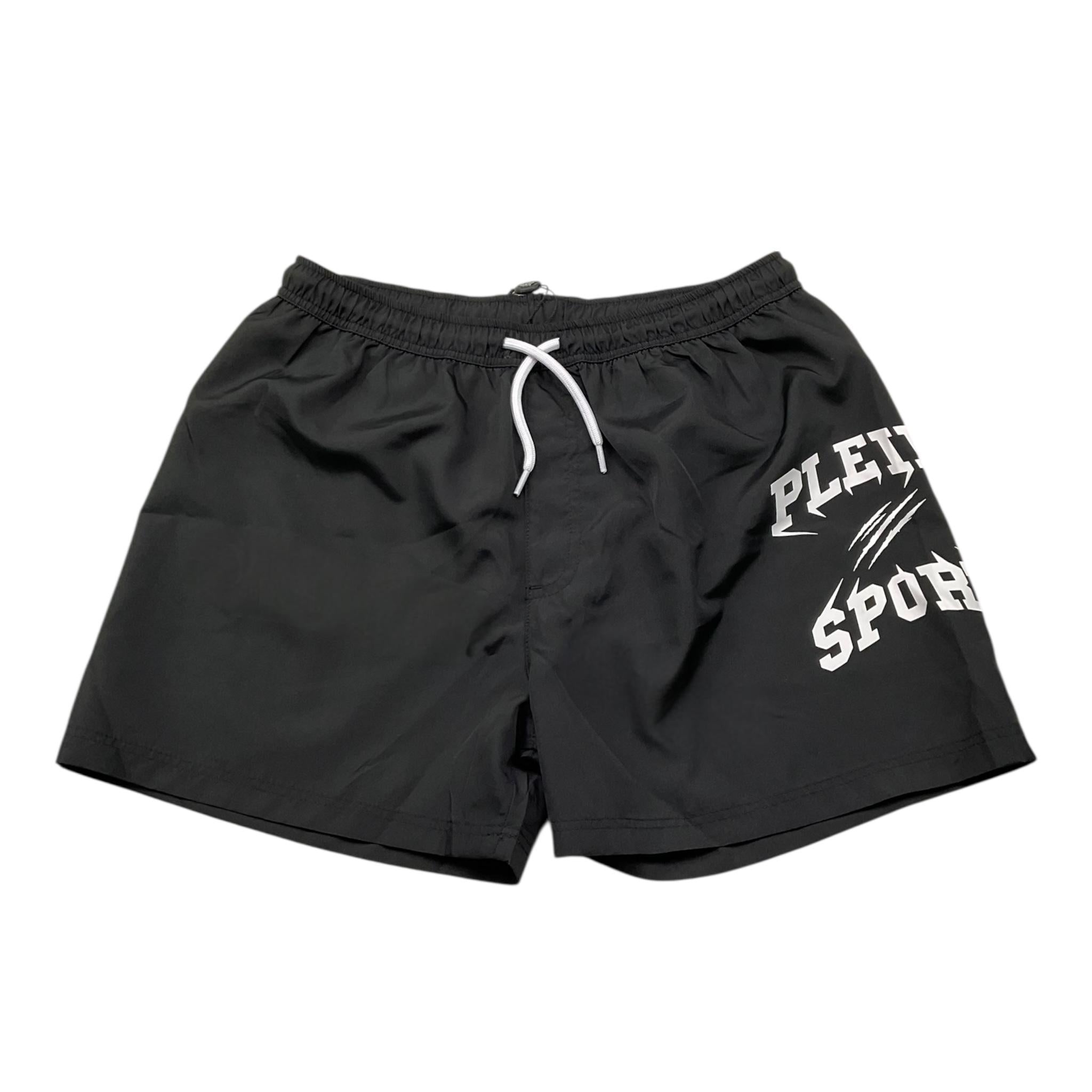 Plein Sport Swim Costume Tinta Unita con Logo per Bambino PS25KBTS03 NERO PLEIN SPORT SWIM 
