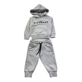 John Richmond Completo 2 Pezzi Felpa-Pantalone Tinta Unita per Neonato RIP26007CE GRIGIO JOHN RICHMOND 