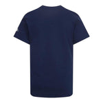 Nike T-Shirt Girocollo Tinta Unita con Logo per Bambino 86J575 BLU NIKE 