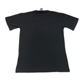 Datch T-Shirt Girocollo Tinta Unita Con Stampa Nero Per Bambino