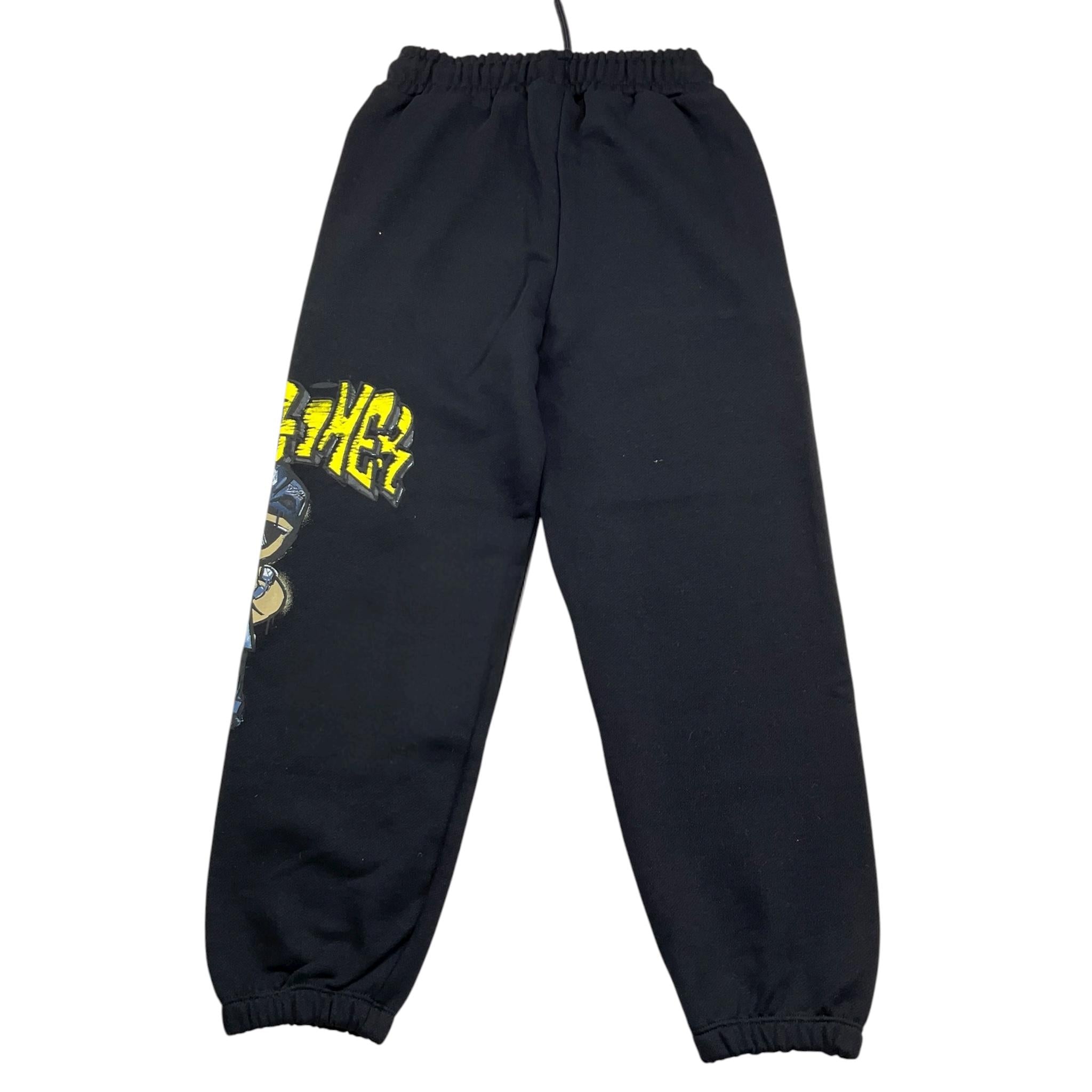 Disclaimer Pantalone Tuta Tinta Unita con Stampa per Bambino 25EDK58432 NERO DISCLAIMER 