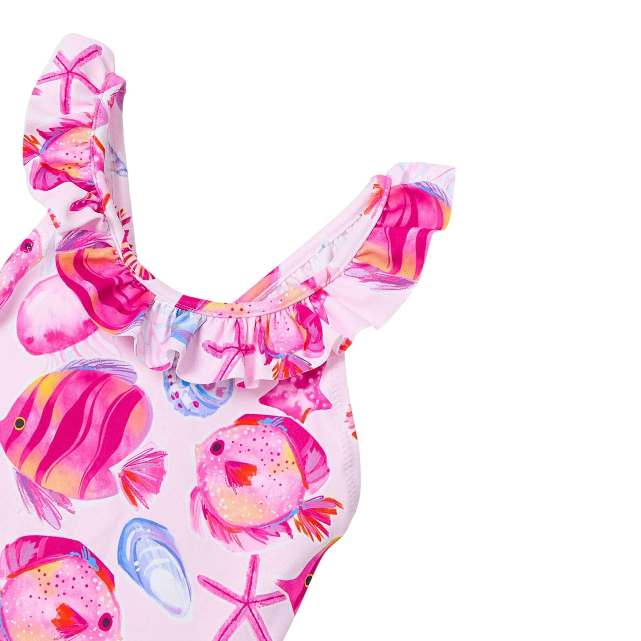 Mayoral Costume Inter Tinta Unita con Stampe per Neonata 3719 ROSA MAYORAL 