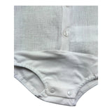 Le Bebe Camicia Body Mezza Manica Tinta Unita per Neonato LBB5321 BIANCO LE BEBE 