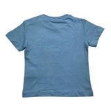 Iceberg T-Shirt Tinta Unita Girocollo Con Stampa Azzurro Per Neonato