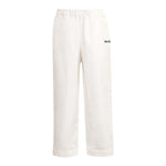 Dou Dou Pantalone Tinta Unita con Logo per Bambina DW6P71XX PANNA DOU DOU 