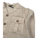 Daniele Alessandrini Camicia Manica Lunga Tinta Unita per Bambino 12351284 BEIGE DANIELE ALESSANDRINI 