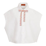 Missoni Camicia Giromanica Tinta Unita  per Bambina MW5A92 BIANCO MISSONI 