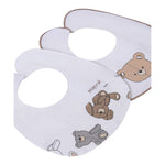 Mayoral Set Bavetta Tinta Unita con Stampe per Neonato 987777 BIANCO MAYORAL 