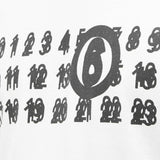 MAISON MARGIELA t-shirt girocollo tinta unita con stampa Bianco per Bambina M60672 BIANCO MAISON MARGIELA 