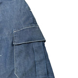 Emanuel Pris Bermuda In Denim Tinta Unita con Elastico In Vita per Bambino EBM5122R BLU EMANUEL PRIS 
