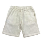 Petit Indi Bermuda Tinta Unita con Elastico In Vita per Bambino SS25BK8040 BIANCO PETIT INDI 