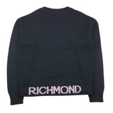 JOHN RICHMOND maglia girocollo tinta unita con logo Nero per Bambina RGA25193MA NERO JOHN RICHMOND 