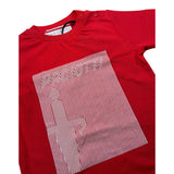 Cesare Paciotti T-Shirt Girocollo Tinta Unita con Stampa per Neonato TSP3164BN ROSSO CESARE PACIOTTI 