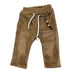 NEVER TOO pantalone tinta unita in camoscio Cammello per Neonato NT2220N CAMMELLO NEVER TOO 