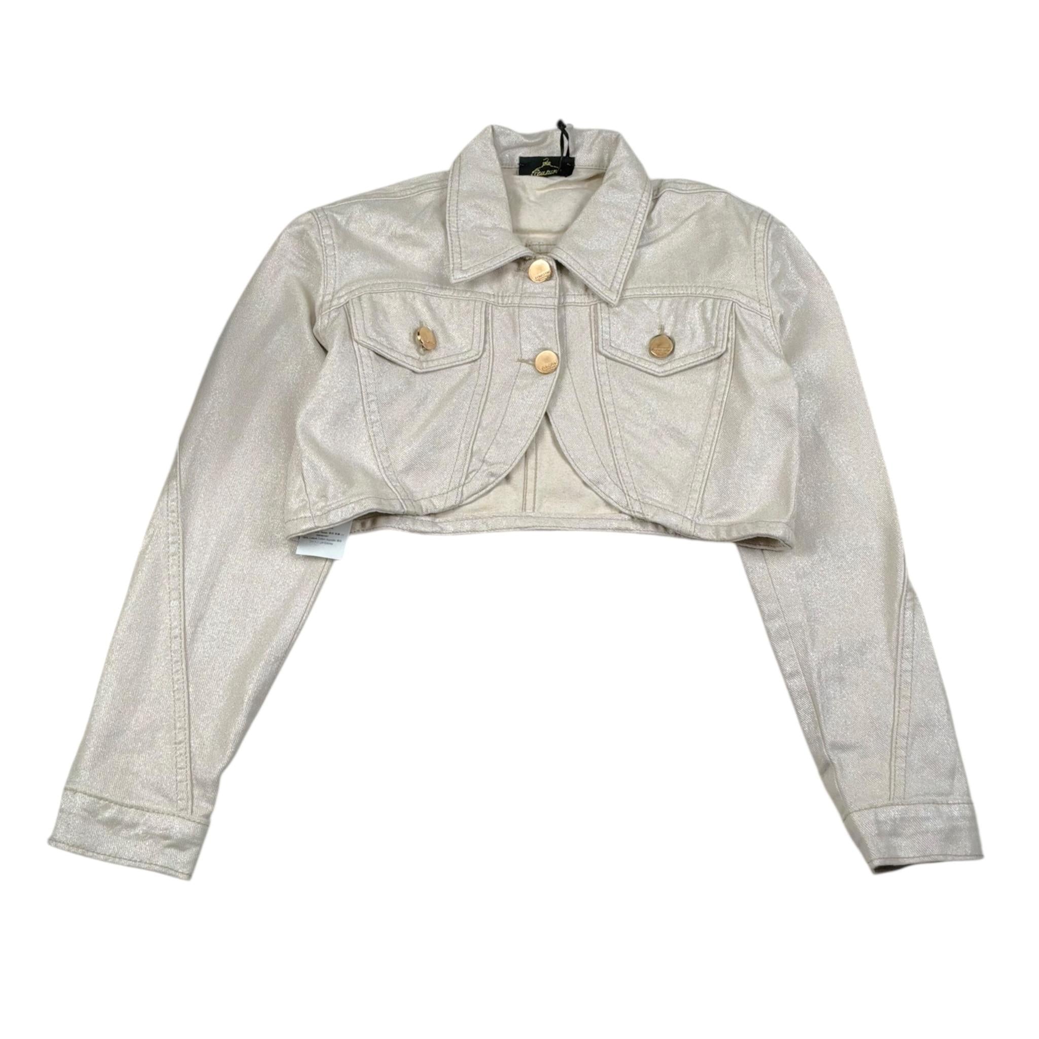 Fun & Fun Giubbino Modello Crop Tinta Unita per Bambina FNCJJK01069 BEIGE FUN & FUN 