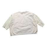 Twinset Maglioncino Tinta Unita Con Ricami Bianco Per Bambina