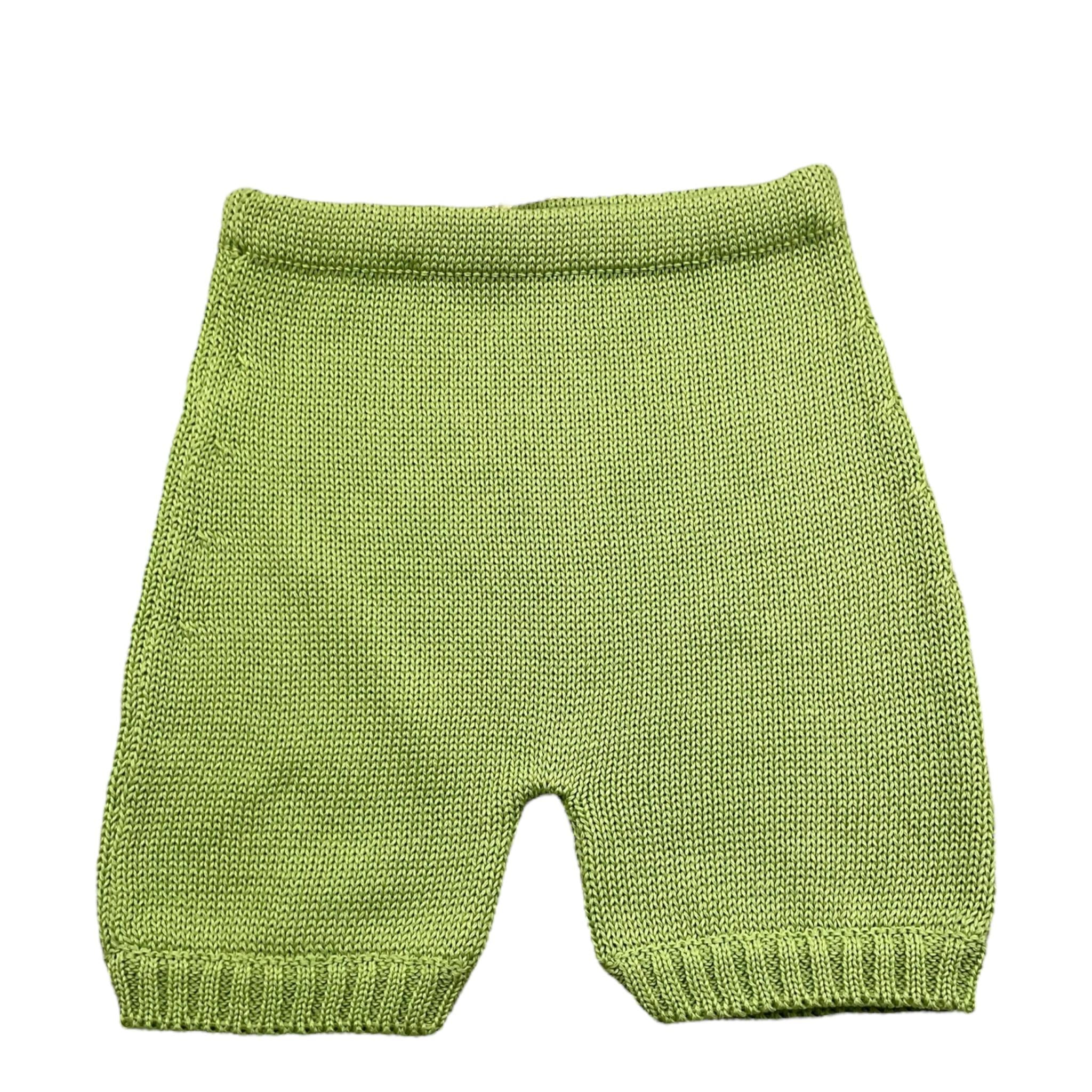 Gughelino Bermuda In Filo Tinta Unita per Neonato 5021 VERDE GUGHELINO 